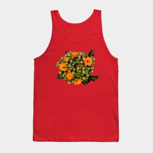 Kalanchoe on dark grey background Tank Top